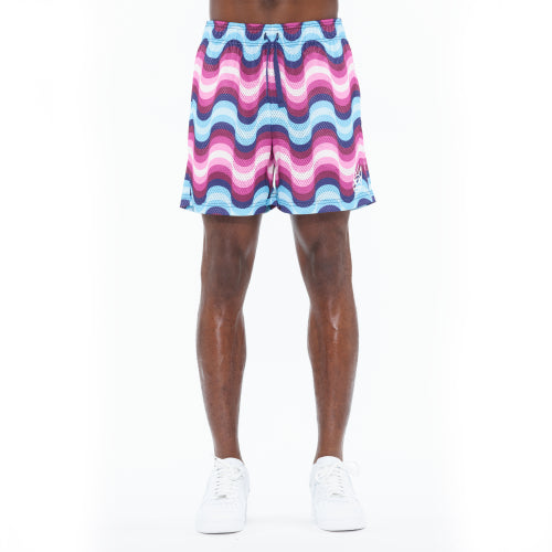 Cult Of Individuality Cult's Mesh Shorts In Blue Wave Sweatshorts