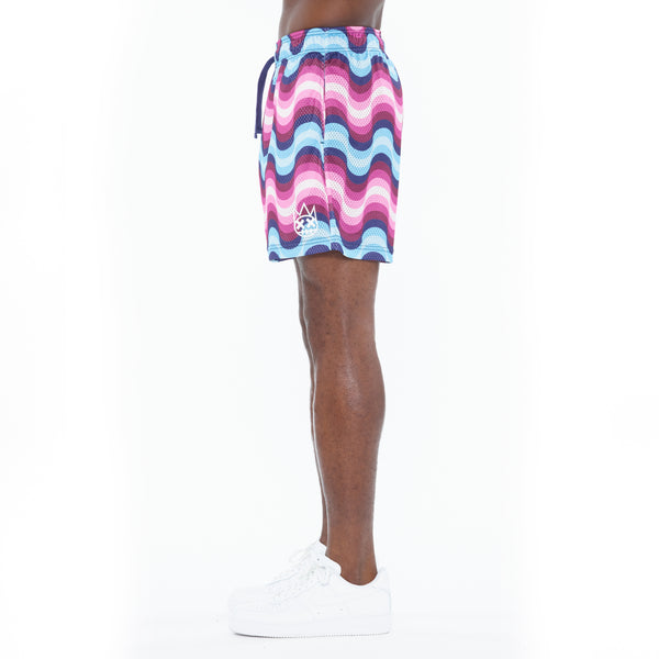 Cult Of Individuality Cult's Mesh Shorts In Blue Wave Sweatshorts