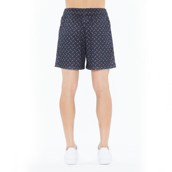 Cult Of Individuality Cult's Mesh Shorts In Diamond Plate Sweatshorts