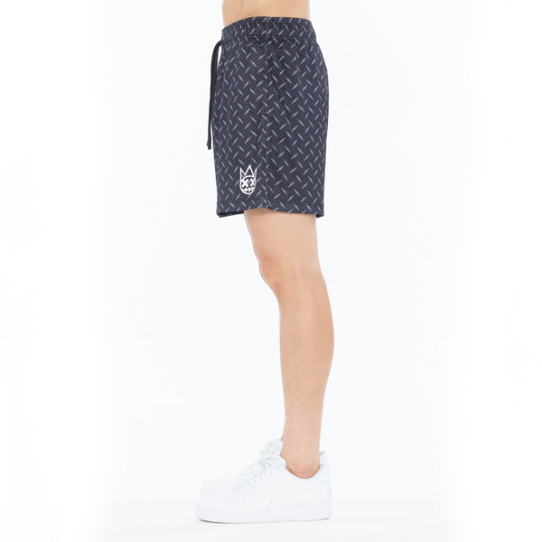 Cult Of Individuality Cult's Mesh Shorts In Diamond Plate Sweatshorts