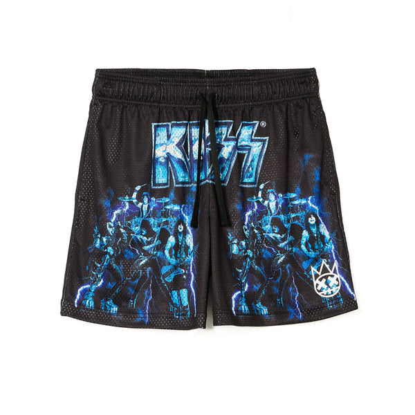 cult of individuality Cult's Mesh Shorts in Kiss Sweatshorts