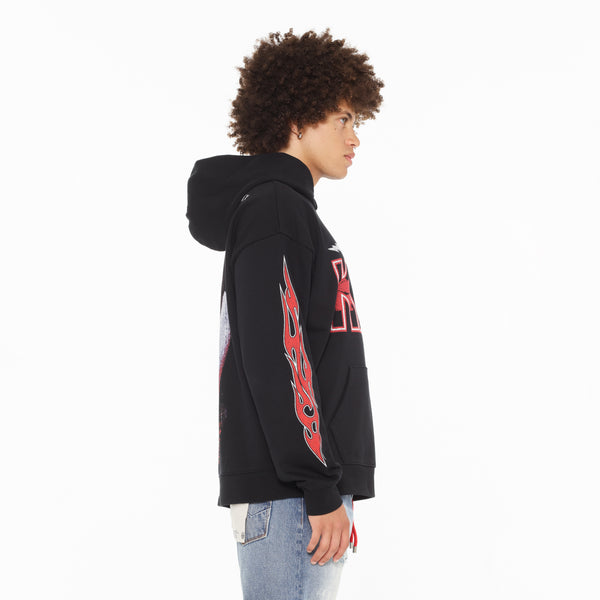 Cult Of Individuality Cult's Pullover Novelty Sweatshirt In Black Sweatshirts