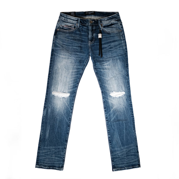 cult of individuality Cult's Rebel Straight Jeans in Tiger Jeans