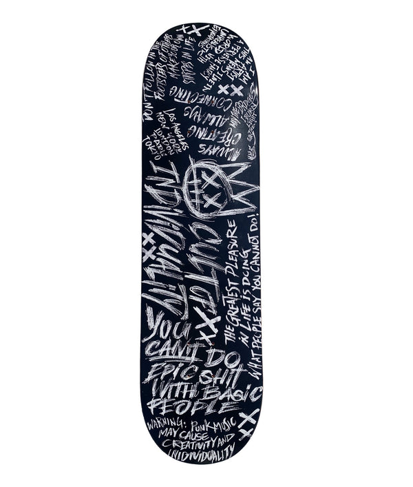 cult of individuality CULT SKATEBOARD LOGO DECK IN EPIC SHIT Skateboard Decks
