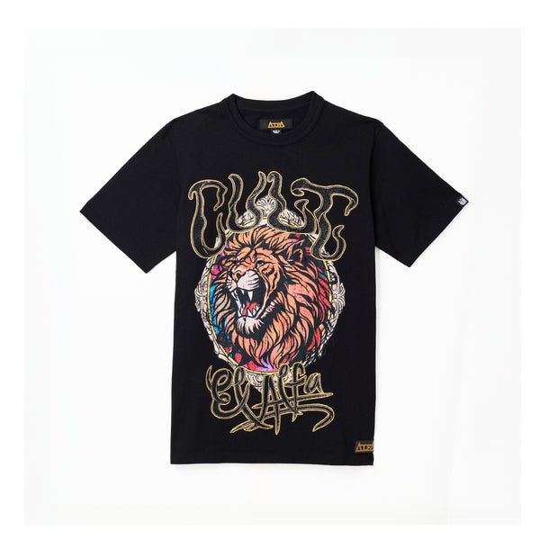 cult of individuality Cult x El Alfa Limited Edition Premium Crew Neck T-Shirt in Black Tshirt
