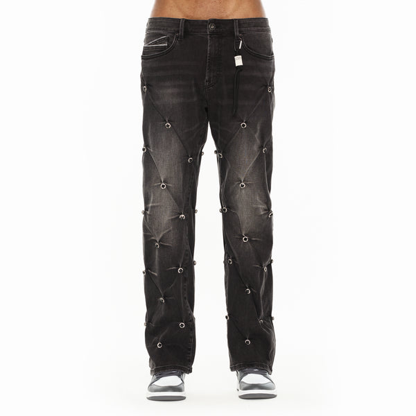 Cult Of Individuality Cult X El Alfa Premium Grunge Baggy 607 Jeans In Darts Jeans