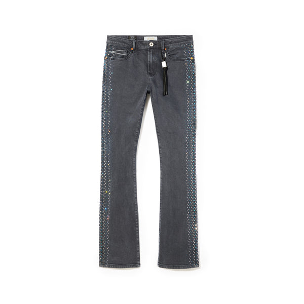 cult of individuality Cult x El Alfa Premium Lenny Bootcut 603 Jeans in Noir Jeans
