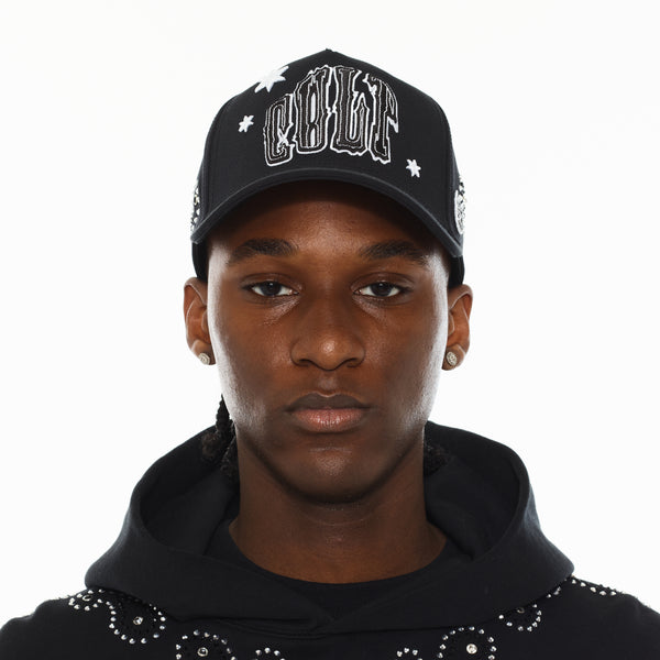 Cult Of Individuality Cult X El Alfa Premium Paisley 5 Panel A Frame Trucker Hat In Black Hats