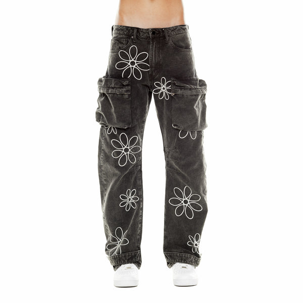 Cult Of Individuality EVOLVE BAGGY FIT JEANS IN VINTAGE GREY Jeans