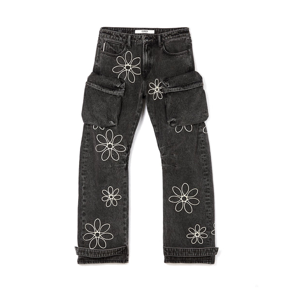 cult of individuality EVOLVE BAGGY FIT JEANS IN VINTAGE GREY Jeans
