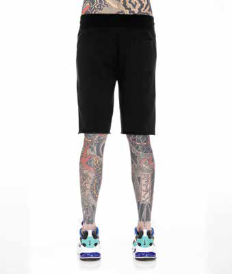 Cult Of Individuality FRENCH TERRY SWEAT SHORT IN BLACK Shorts