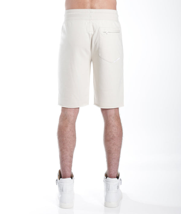 Cult Of Individuality FRENCH TERRY SWEATSHORT IN CREAM Shorts