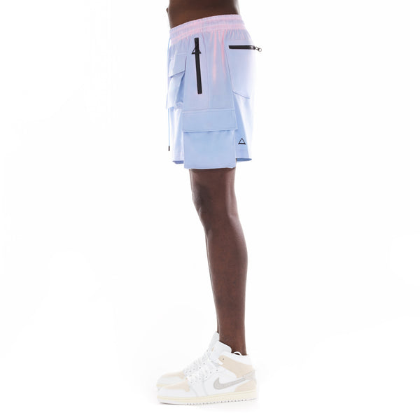 Cult Of Individuality HEAT SENSITIVE NYLON SHORTS IN SKY Sweatshorts