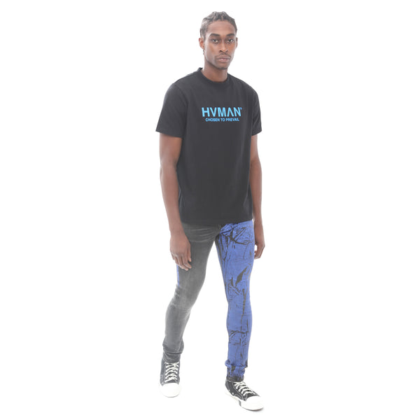 Cult Of Individuality HVMAN BASIC LOGO TEE IN BLACK Tshirt