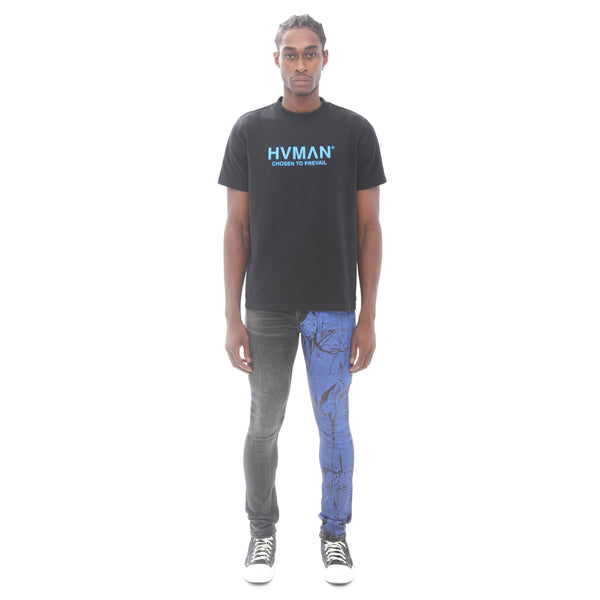 Cult Of Individuality HVMAN BASIC LOGO TEE IN BLACK Tshirt