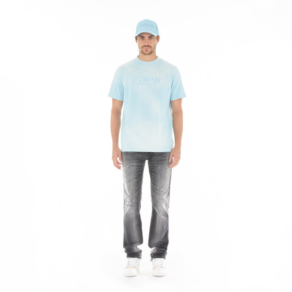 Cult Of Individuality HVMAN BASIC LOGO TEE IN SKY Tshirt