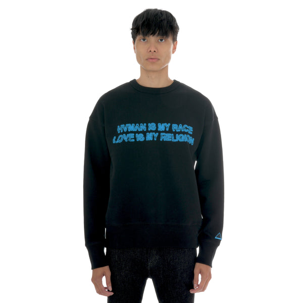 cult of individuality HVMAN CRYSTAL CREW SWEATSHIRT IN HVMAN LOVE Sweatshirts