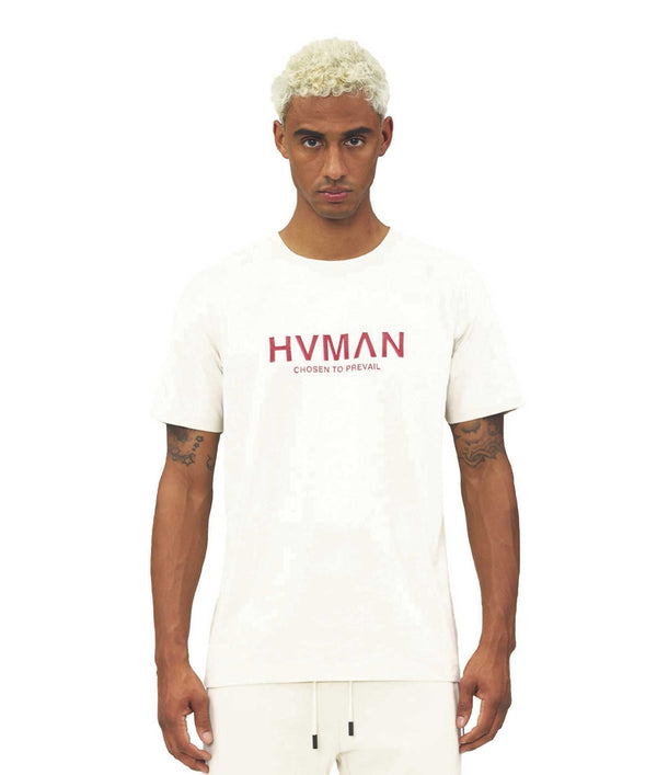 cult of individuality HVMAN LOGO TEE IN CREAM Tshirt cult of individuality HVMAN LOGO TEE IN CREAM Tshirt