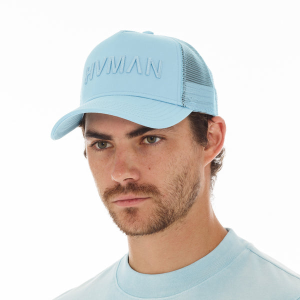 Cult Of Individuality HVMAN MESH TRUCKER CAP IN SKY Hats