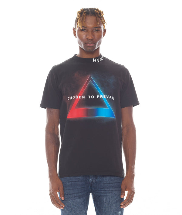 cult of individuality HVMAN NEON TRIANGLE IN BLACK Tshirt
