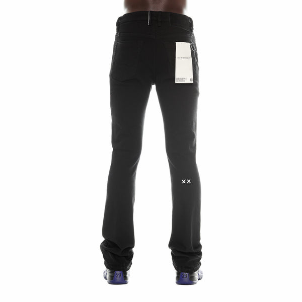 Cult Of Individuality LENNY BOOTCUT JEANS IN TRIPLE BLACK Jeans