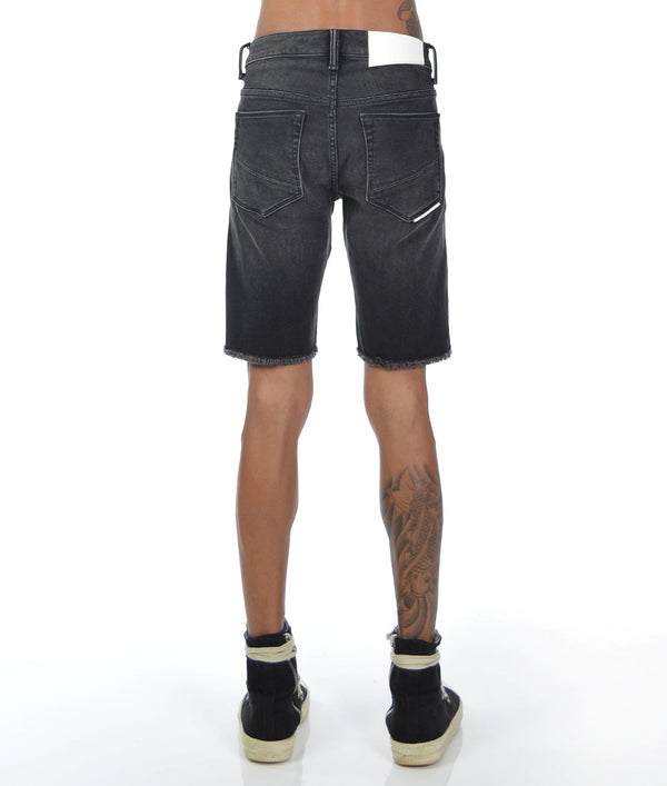 Cult Of Individuality MERO SLIM SHORT STRETCH IN BLACK Shorts