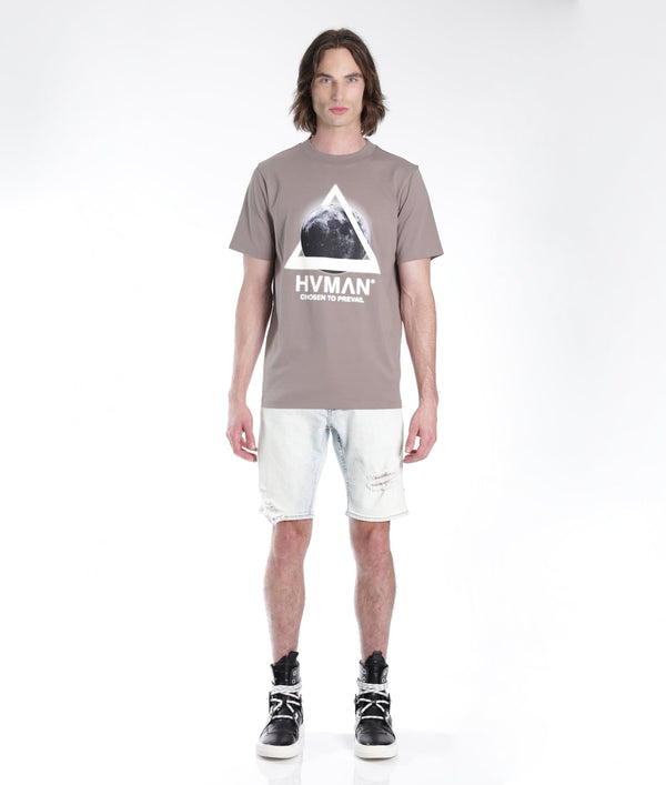 Cult Of Individuality MERO SLIM SHORT W/WHITE BELT IN ZEPHYR Shorts