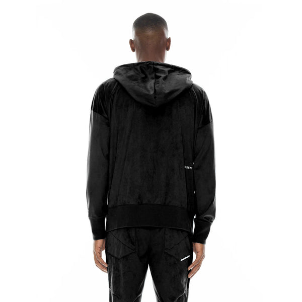 Cult Of Individuality MICROFIBER HOODIE IN BLACK Sweatshirts