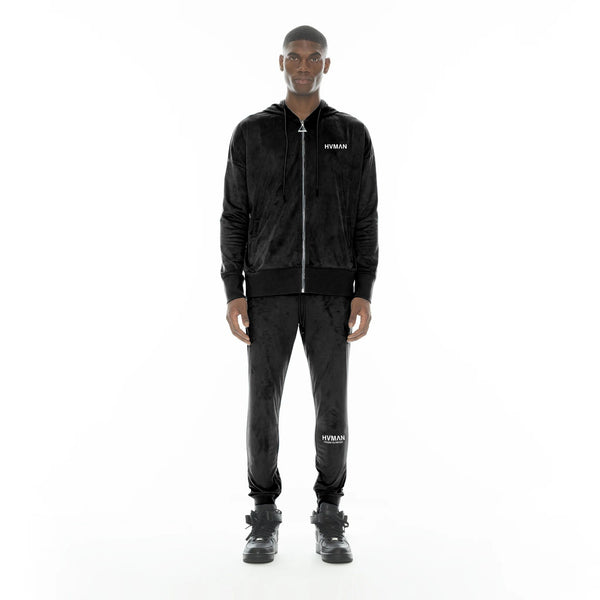 Cult Of Individuality MICROFIBER HOODIE IN BLACK Sweatshirts