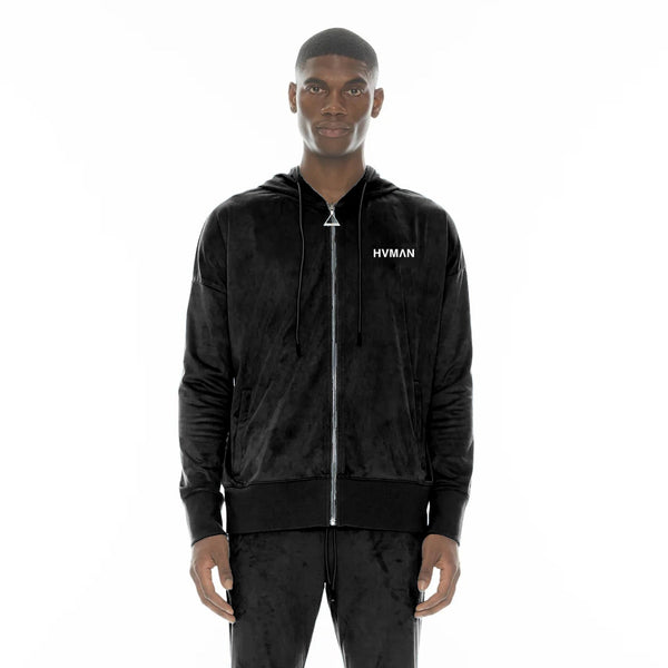 cult of individuality MICROFIBER HOODIE IN BLACK Sweatshirts