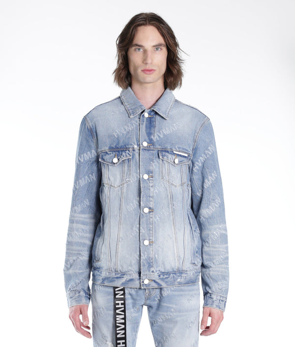 cult of individuality MK1 DENIM JACKET IN ACID REPEAT Denim Jackets