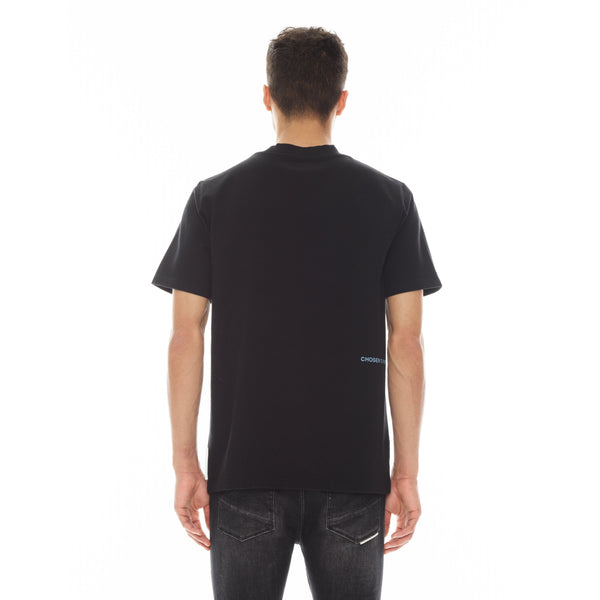 Cult Of Individuality NOVELTY TEE "BLUR" IN BLACK Tshirt