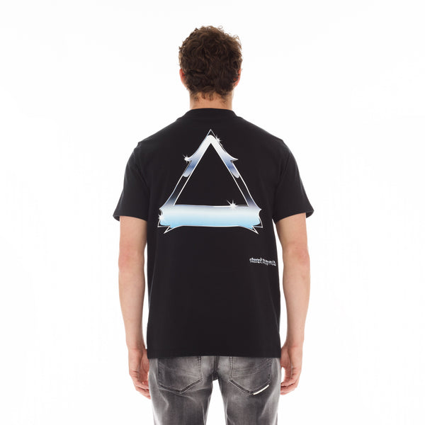 Cult Of Individuality NOVELTY TEE "CHROME" IN BLACK Tshirt