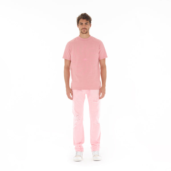 Cult Of Individuality NOVELTY TEE "EYE" IN CORAL Tshirt