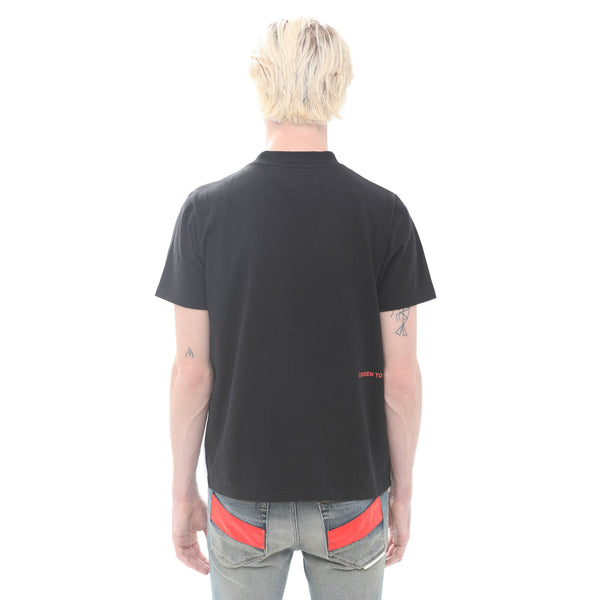 Cult Of Individuality NOVELTY TEE "FREQUENCY" IN BLACK Tshirt