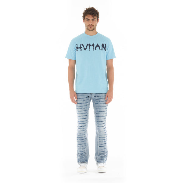 Cult Of Individuality NOVELTY TEE "INKBLOT" IN SKY Tshirt