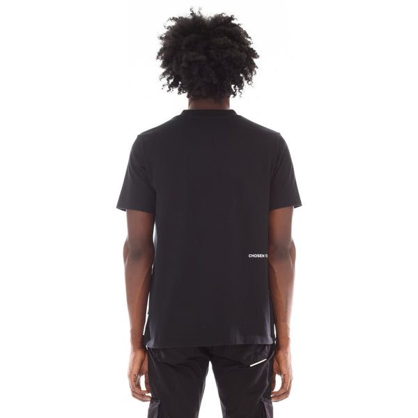 Cult Of Individuality NOVELTY TEE "METAL TRIANGLE" IN BLACK Tshirt