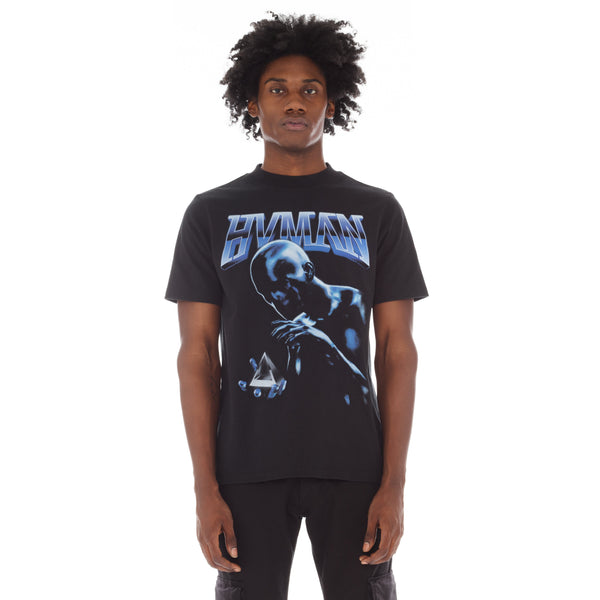 cult of individuality NOVELTY TEE "METAL TRIANGLE" IN BLACK Tshirt