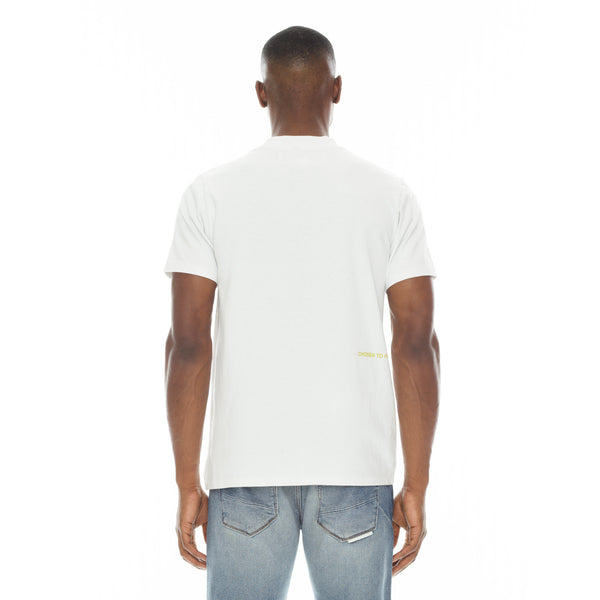 Cult Of Individuality NOVELTY TEE "MOSAIC" IN WHITE Tshirt