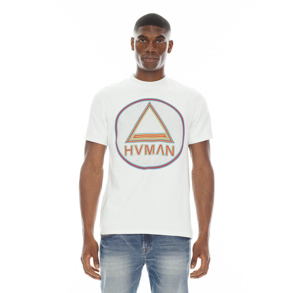 cult of individuality NOVELTY TEE "MOSAIC" IN WHITE Tshirt