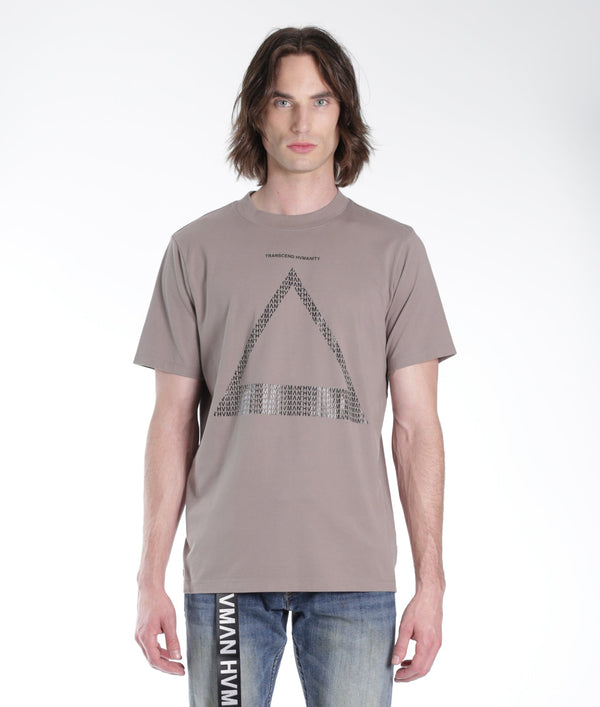 cult of individuality NOVELTY TEE TRIANGLE TRANSCEND HVMANITY IN SATELLITE Tshirt