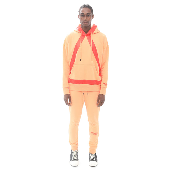 Cult Of Individuality PULLOVER SWEATSHIRT IN APRICOT Sweatshirts