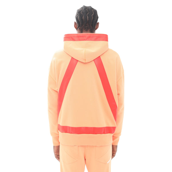 Cult Of Individuality PULLOVER SWEATSHIRT IN APRICOT Sweatshirts