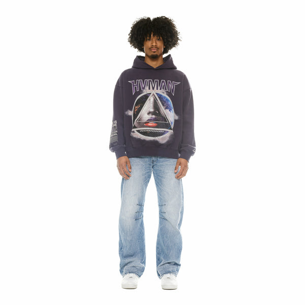 Cult Of Individuality PULLOVER SWEATSHIRT IN PARACHUTE PURPLE Sweatshirts
