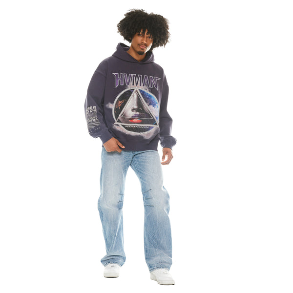 Cult Of Individuality PULLOVER SWEATSHIRT IN PARACHUTE PURPLE Sweatshirts