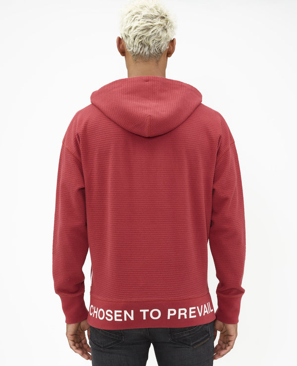 Cult Of Individuality PULLOVER SWEATSHIRT IN ROSEWOOD Sweatshirts