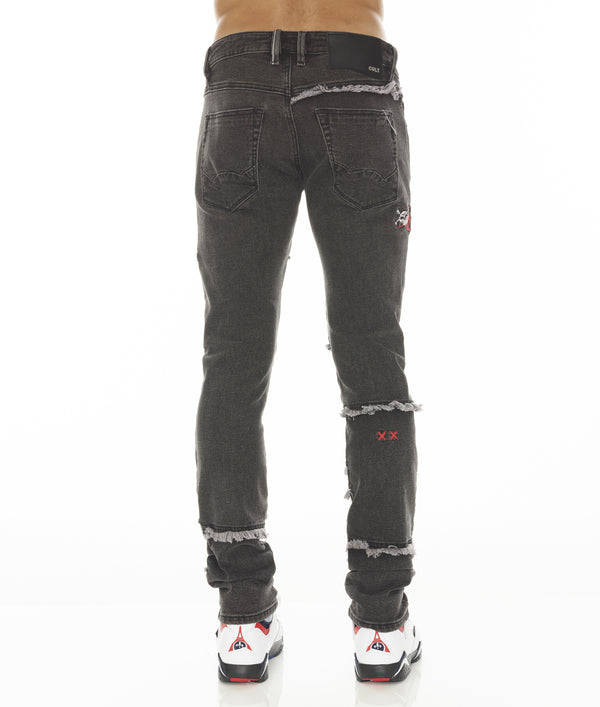 Cult Of Individuality ROCKER SLIM MOTLEY CRUE IN MOTLEY Jeans