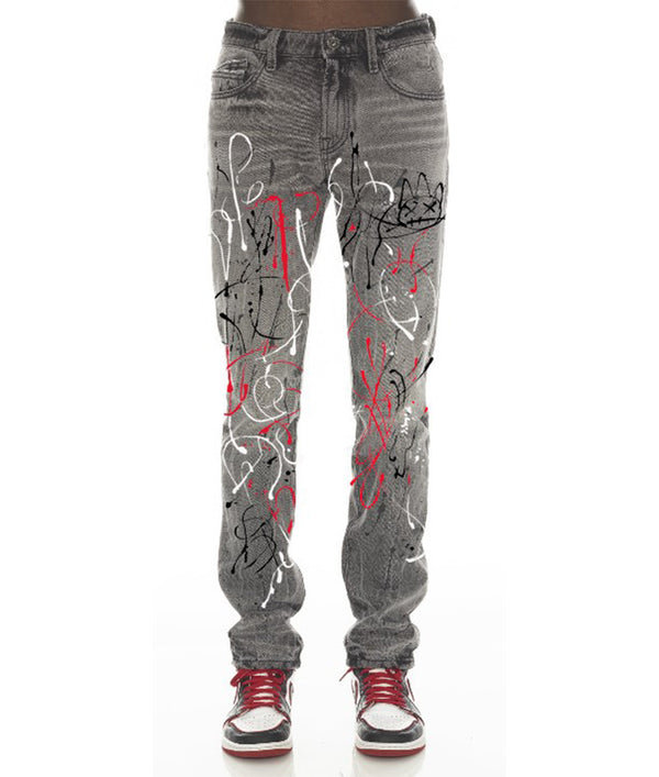 cult of individuality ROCKER SLIM RIDGED PUBLIC ENEMY IN PUBLIC Jeans