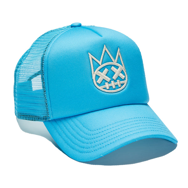 Cult Of Individuality Shimuchan Electric Blue Trucker Hat – Mesh Back Clean Logo Cap Hats