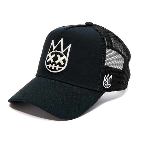 cult of individuality Shimuchan Glow Trucker Hat – Mesh Back Glow-in-the-Dark Logo Hats
